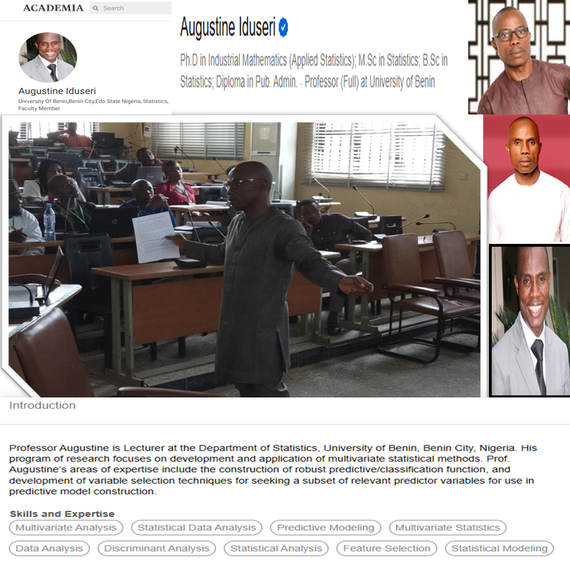 Professor Augustine Iduseri-